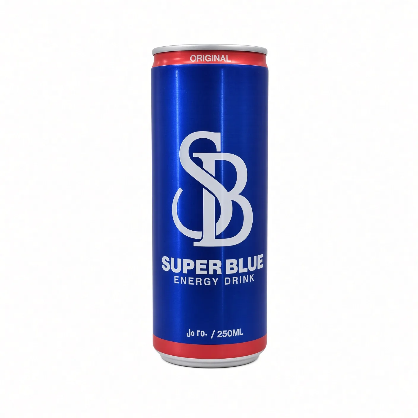 Super blue energy drink