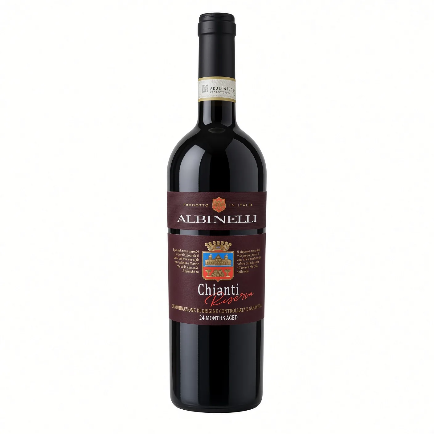 Albinelli Chianti Riserva DOCG.