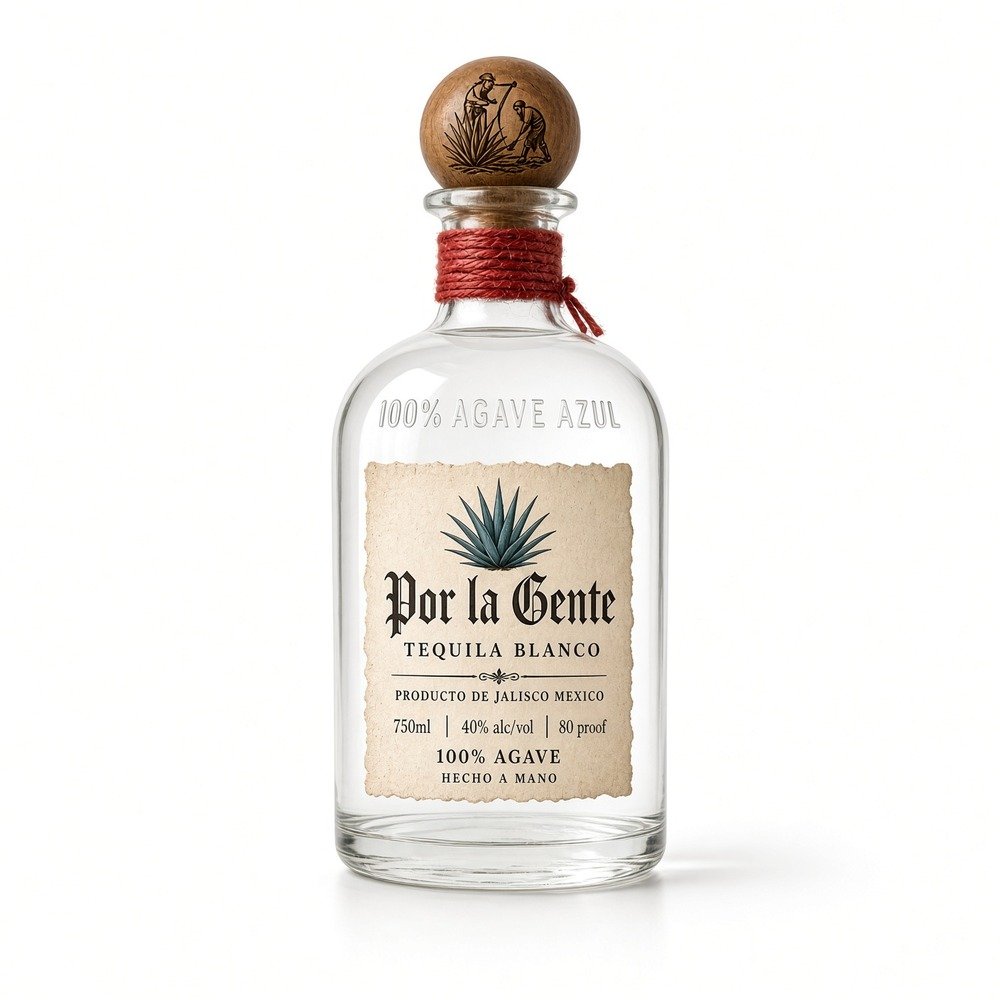 Por La Gente Blanco Tequila