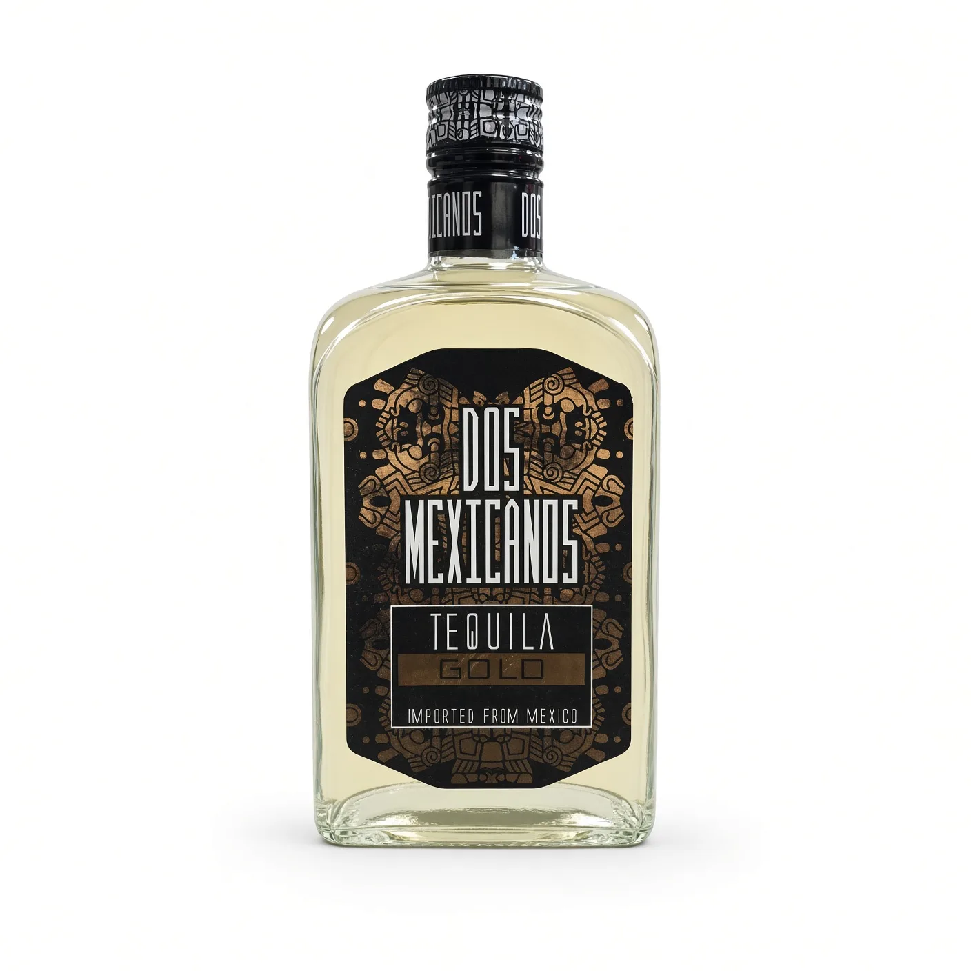 Dos Mexicanos Tequila Gold.